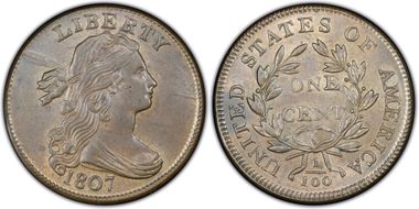 1807 1C S-271 "Comet" MS64BN