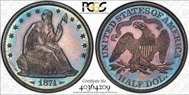 1874 50C Arrows PR66