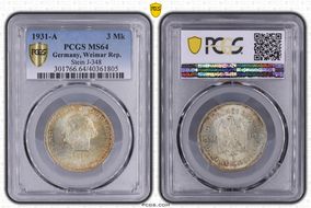 1931-A 3 Mk Stein J-348 MS64