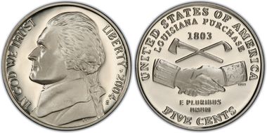 2004-S 5C Peace Medal PR70DCAM