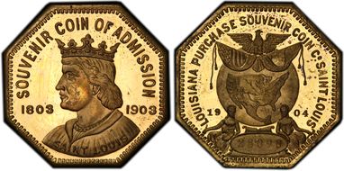 1904 SC$1 HK-306, Louisiana Purchase N1