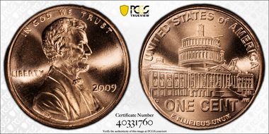 2009 1C Lincoln-Presidency MS67RD
