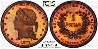 1877 $1 J-1543 PR66RB