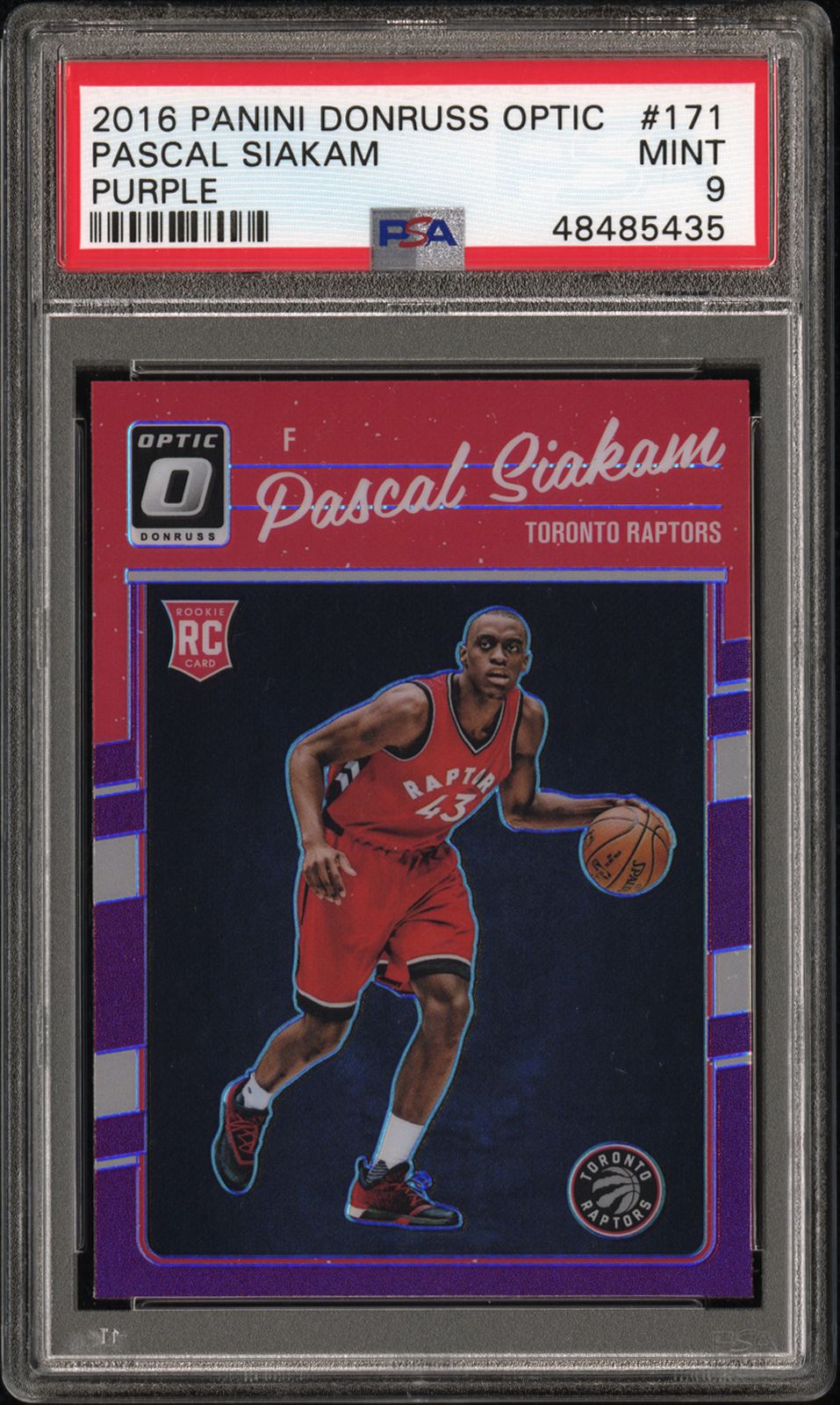 2016 Panini PANINI DONRUSS OPTIC PURPLE #171 Pascal Siakam front