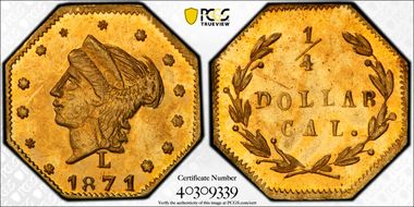 1871 G25C BG-770 MS64PL