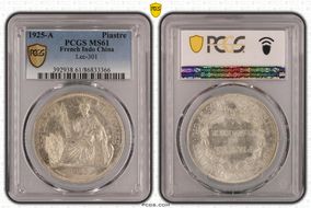 1925-A Piastre Lec-301 MS61