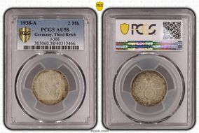 1938-A 2 Mk J-366 AU58