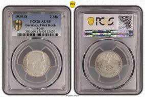 1939-D 2 Mk J-366 AU55