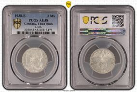 1938-E 2 Mk J-366 AU58