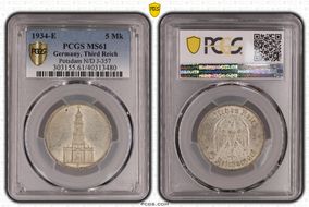 1934-E 5 Mk Potsdam N/D J-357 MS61