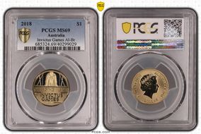2018 $1 Invictus Games Al-Br MS69