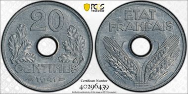 1941 20C Gad-321 F-153 MS65