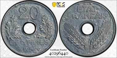 1941 20C Gad-321 F-153 MS65