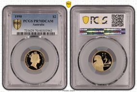 1990 $2 PR70DCAM