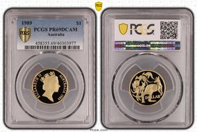 1989 $1 PR69DCAM