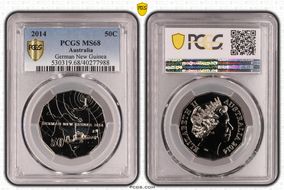 2014 50C German New Guinea MS68