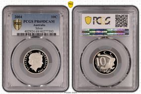 2004 10C Silver PR69DCAM