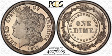 1879 10C J-1588 PR67DCAM