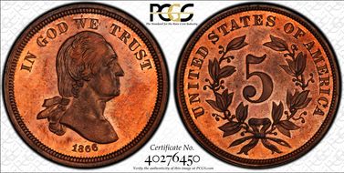 1866 5C J-468 PR64RD