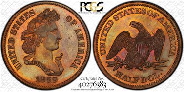 1859 50C J-244 PR65RB