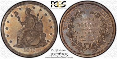 1872 T$1 J-1220 PR63