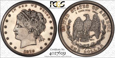 1879 $1 J-1605 PR63