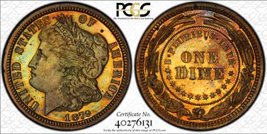 1879 10C J-1587 PR65RB