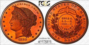 1880 $1 J-1646 PR66+ CAM