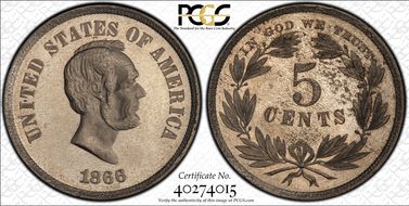 1866 5C J-486 PR64CAM