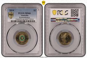 2014 $2 Remembrance - Colorized MS66