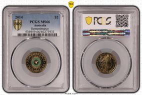 2014 $2 Remembrance - Colorized MS66