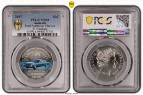 2017 50C Ford Australian Classics ZH Fairlane Colorized MS69