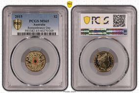 2015 $2 Remembrance Day Colorized In Flanders Fields MS65