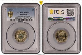 2017 $2 Remembrance Day Colorized MS65