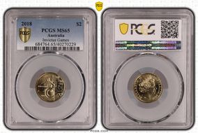 2018 $2 Invictus Games MS65