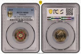 2019 $2 100 Years of Repatriation Colorized MS66