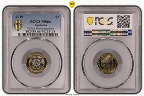 2019 $2 Police Remembrance Colorized MS66