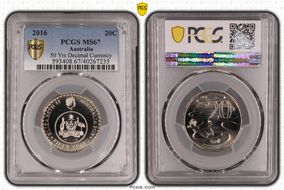 2016 20C 50 Yrs Decimal Currency MS67