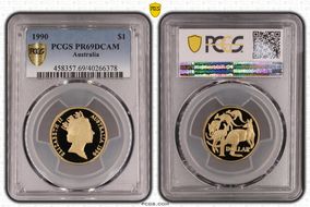 1990 $1 PR69DCAM