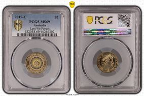 2017-C $2 Lest We Forget Colorized MS69