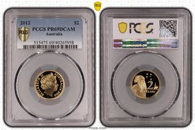 2012 $2 PR69DCAM