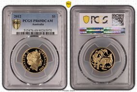 2012 $1 PR69DCAM