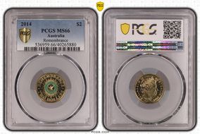 2014 $2 Remembrance - Colorized MS66