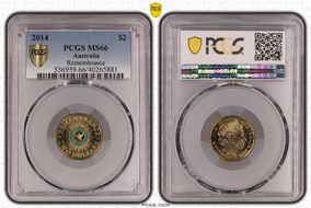 2014 $2 Remembrance - Colorized MS66