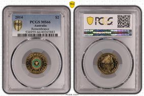 2014 $2 Remembrance - Colorized MS66