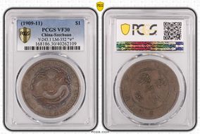 (1909-11) $1 LM-352A K-150 "∀" VF30