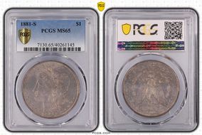 1881-S $1 MS65
