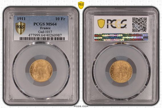 Cert 40260987 - Coin Image