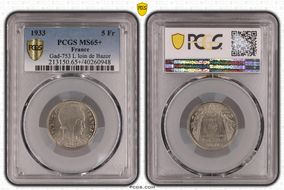 1933 5 Fr Gad-753 L loin de Bazor MS65+