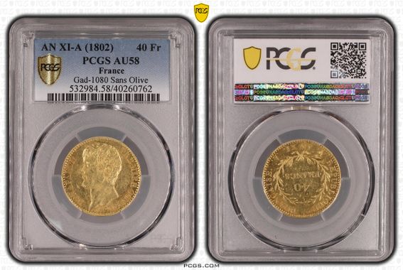 Cert 40260762 - Coin Image